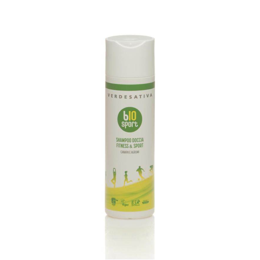 Shampoo Doccia - Fitness & Sport - canapa ed agrumi 200 ml - VERDESATIVA