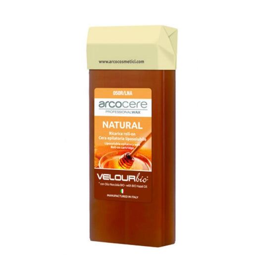 Ricarica Ceretta roll-on al Miele Naturale Velour bio da 100 ml - ARCOCERE
