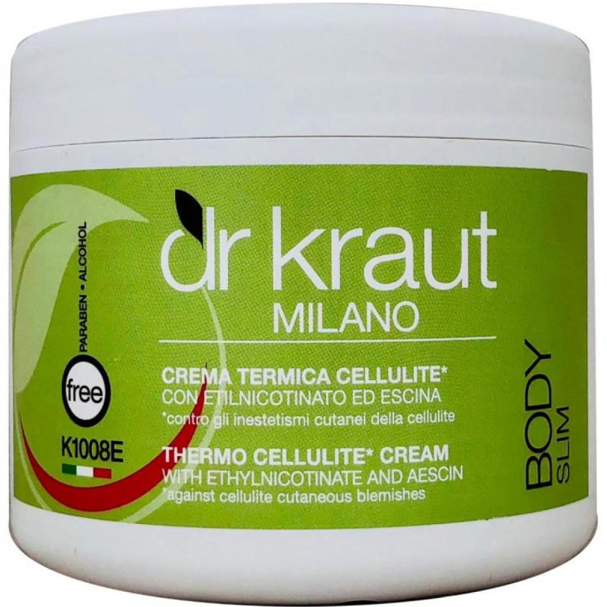 Crema Termica Cellulite con Etilnicotinato ed Escina vaso da 500 ml - DR KRAUT