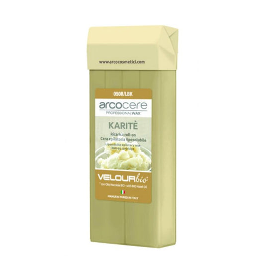Ricarica Ceretta roll-on al Karitè Velour bio da 100 ml - ARCOCERE