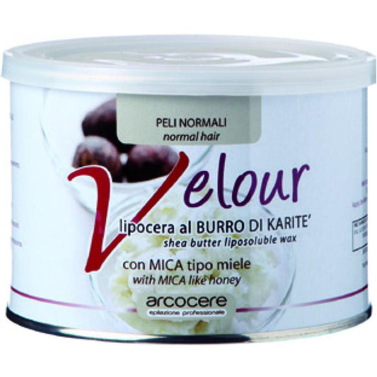 Ceretta al Burro di Karitè Velour vaso da 400 ml - ARCOCERE