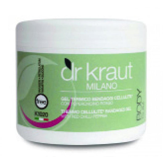 Gel Termico Bendaggi Cellulite con Peperoncino Rosso vaso da 500 ml - DR KRAUT