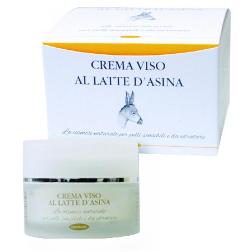 Crema Viso al Latte asina Nutriente per Pelli Sensibili 50 ml - BIOMEDA