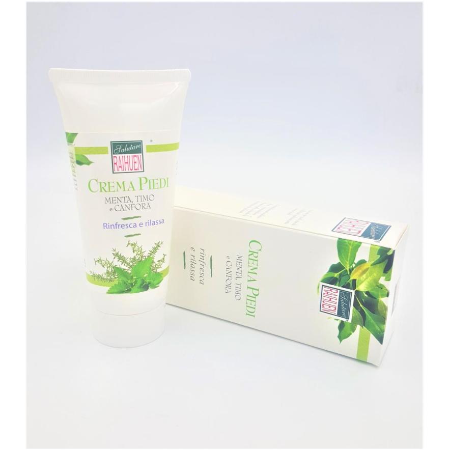 Crema Piedi Menta Timo Canfora Tubo - RAIHUEN