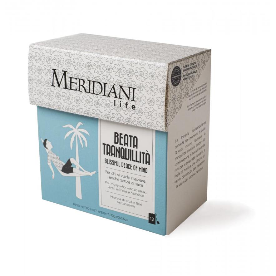 Tisana Meridiani Beata Tranquillità in Filtri Confezione 12 pz - MERIDIANI