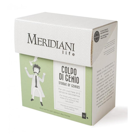 Tisana Meridiani Colpo di Genio in Filtri Confezione 12 pz - MERIDIANI