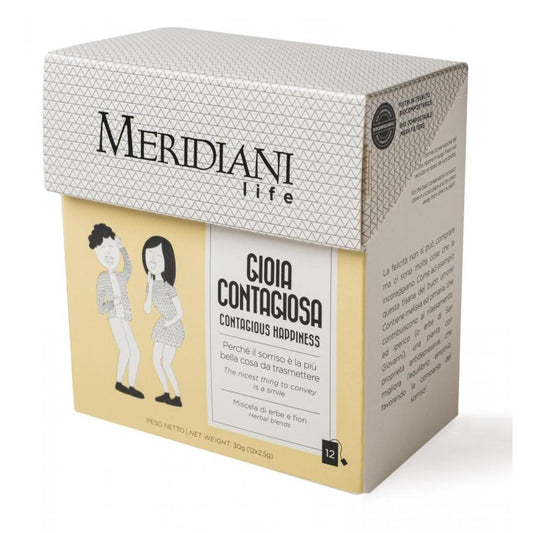 Tisana Meridiani Gioia Contagiosa in Filtri Confezione 12 pz - MERIDIANI