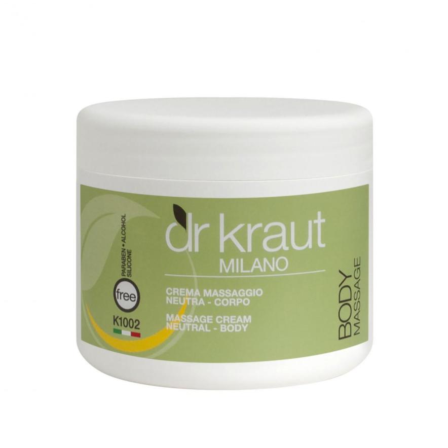 Crema Massaggio Neutra Corpo vaso da 500 ml - DR KRAUT