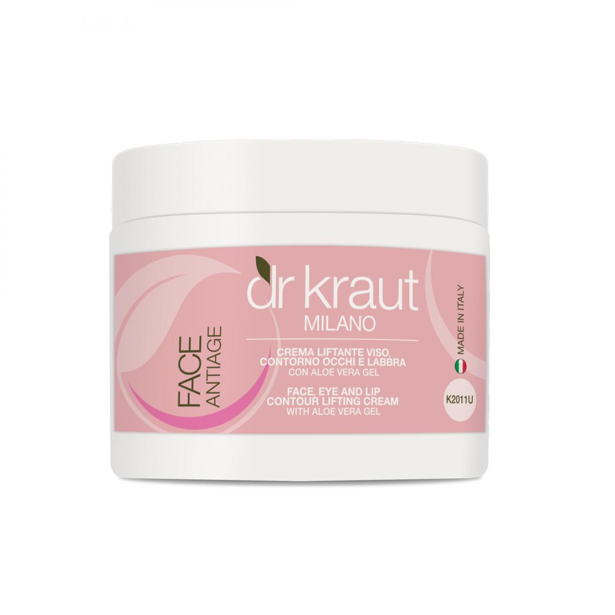 Crema Liftante viso rughe contorno occhi e labbra vaso da 500 ml - DR KRAUT