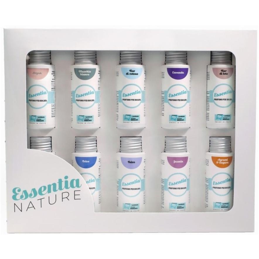 Scatola regalo con 10 profumatori per biancheria ml. 50 - ESSENTIA NATURE
