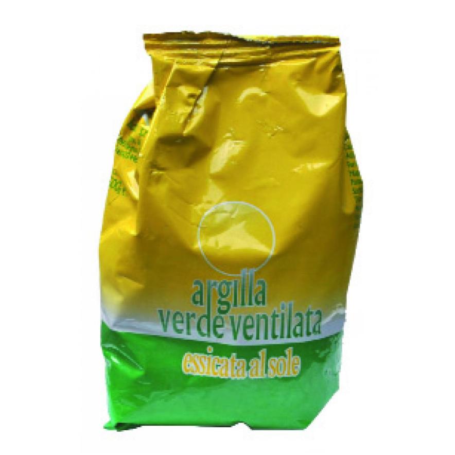 Argilla Verde Ventilata fine da 500 gr - BIOMEDA