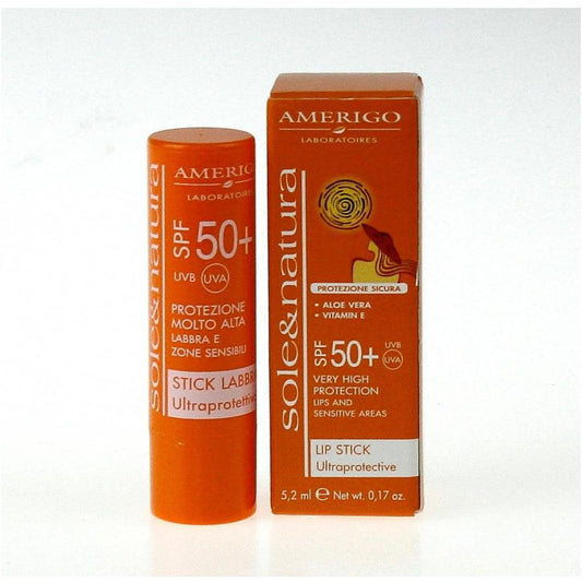 Stick Solare Amerigo parti delicate SPF 50+ da 5 ml - AMERIGO