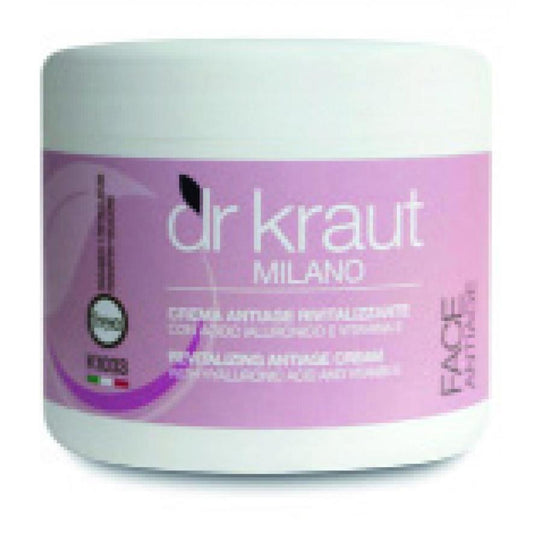 Crema Antiage Rivitalizzante con Acido Jaluronico+Vit. E vaso da 500 ml - DR KRAUT