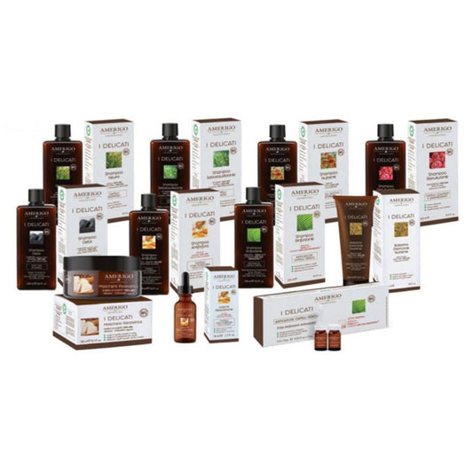 Shampoo detox al Carbone Vegetale per tutti i tipi di Capelli 250 ml - AMERIGO