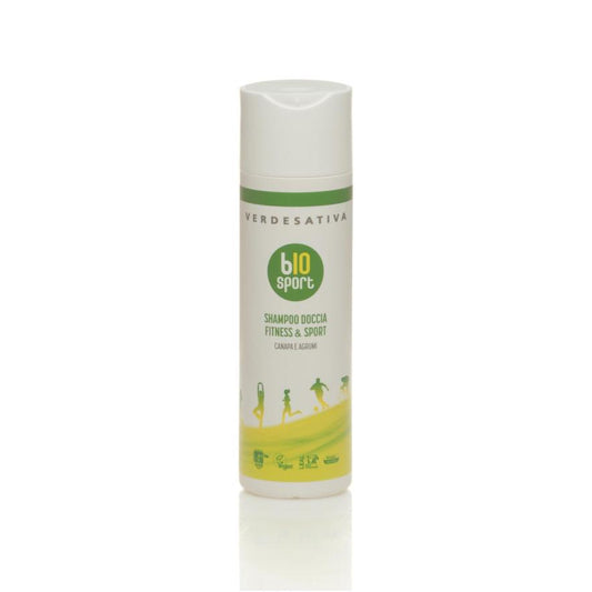 Shampoo Doccia - Fitness & Sport - canapa ed agrumi 200 ml - VERDESATIVA