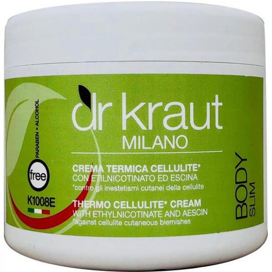 Crema Termica Cellulite con Etilnicotinato ed Escina vaso da 500 ml - DR KRAUT