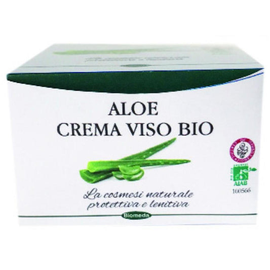 Crema Viso Aloe Bio Idratante e Protettiva 50 ml - BIOMEDA