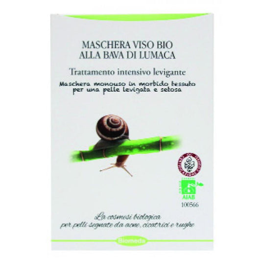 Maschera Bava Lumaca Bio Monouso in Tessuto - BIOMEDA