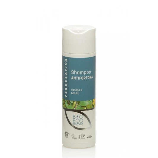 Shampoo Antiforfora canapa e betulla flacone 200 ml - VERDESATIVA