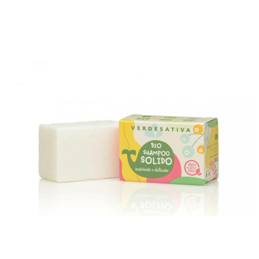 Shampoo Solido BIO Nutriente e delicato alla Canapa ed Amla 55 gr - VERDESATIVA
