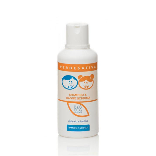 Baby Shampoo e Bagno Schiuma flacone 500 ml - VERDESATIVA