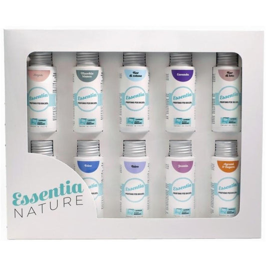 Scatola regalo con 10 profumatori per biancheria ml. 50 - ESSENTIA NATURE