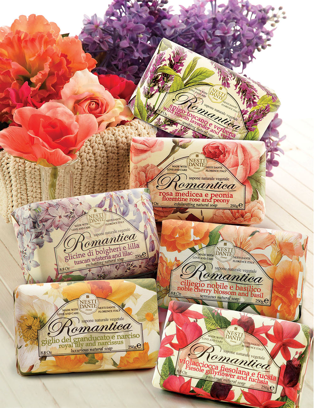 Saponi Romantica 250 gr - NESTI DANTE